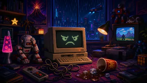 Pixel-art illustration for “Everything Sucks Day”