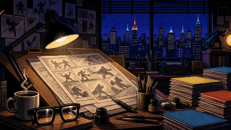 El cumpleaños de Stan Lee Ilustración pixel art para «El legado de Stan Lee en los cómics»