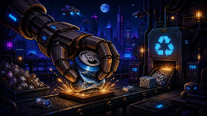 Día de Aplastar una Lata Ilustración pixel art para «Día de Aplastar una Lata»