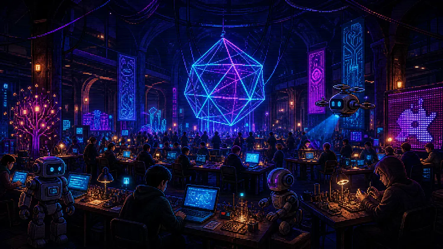 Pixel-art illustration for “36C3 is coming up”